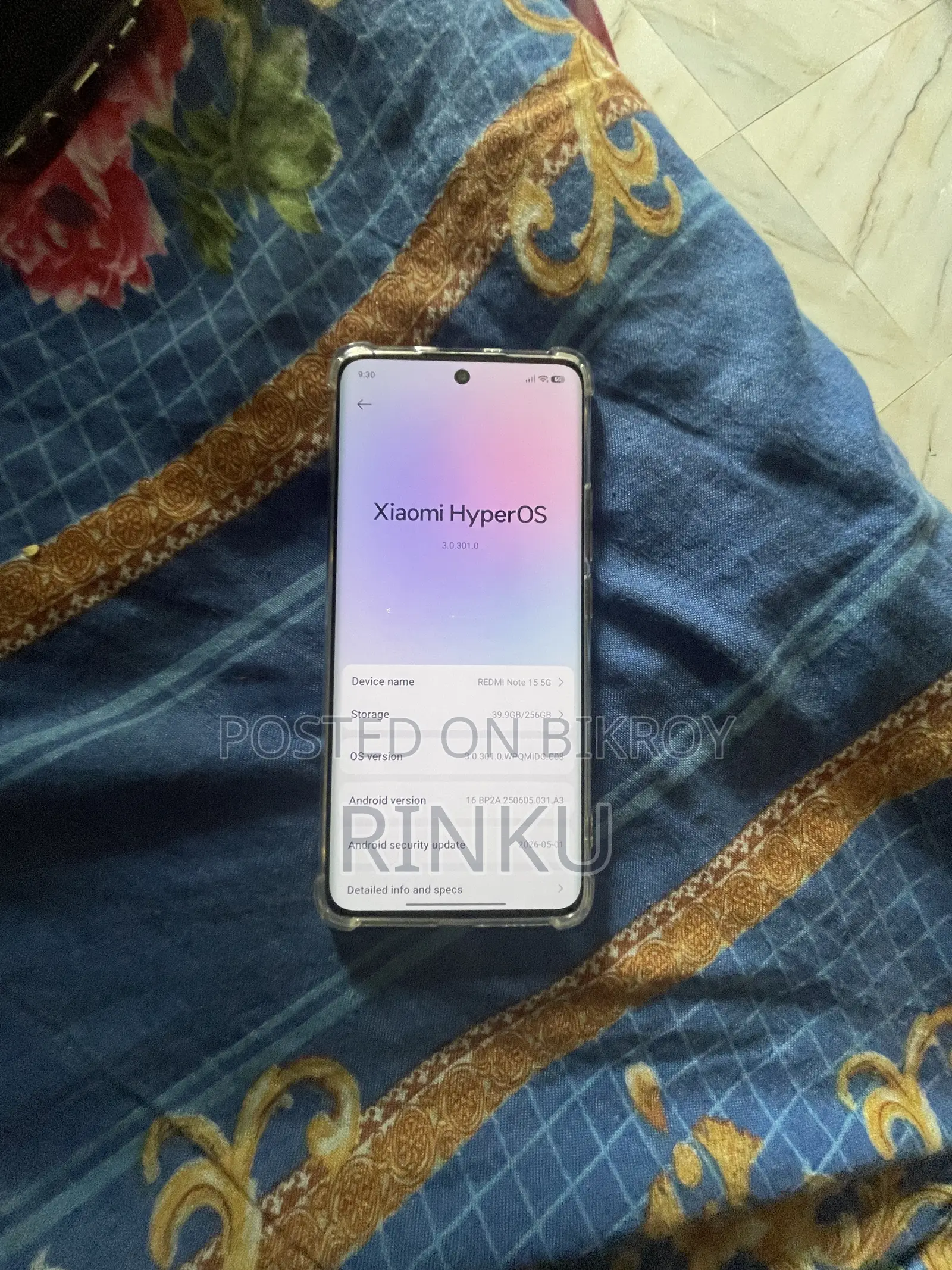 Xiaomi Redmi Note 15 256 GB Black