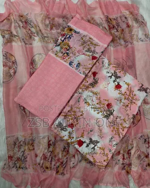 Indian Risika Silk Unstitched Three Piece
