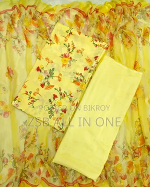 Indian Risika Silk Unstitched Three Piece