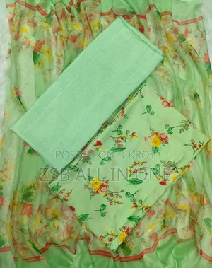 Indian Risika Silk Unstitched Three Piece