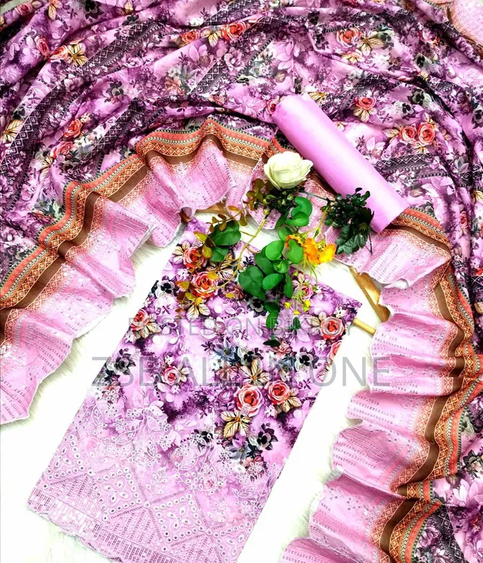 Pakistani Masalar Unstitch Three Piece