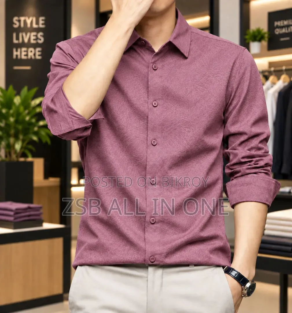 Premium Solid Stitch Full Sleeve Shirt