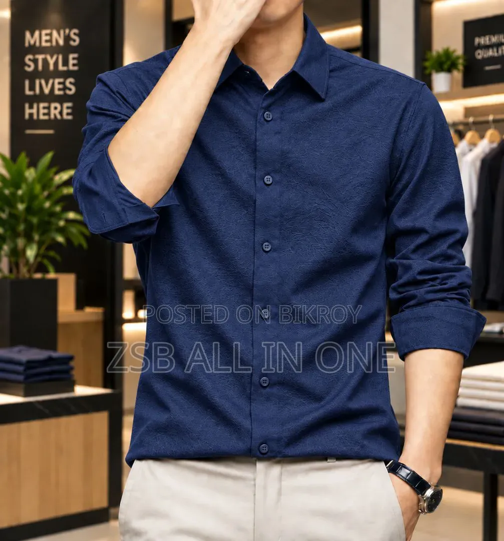 Premium Solid Stitch Full Sleeve Shirt