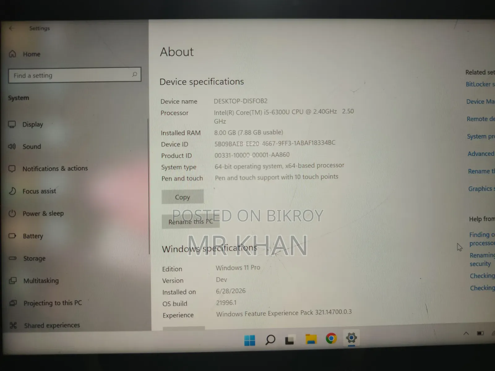 Laptop HP Spectre X360 8GB Intel Core i5 SSD 256GB