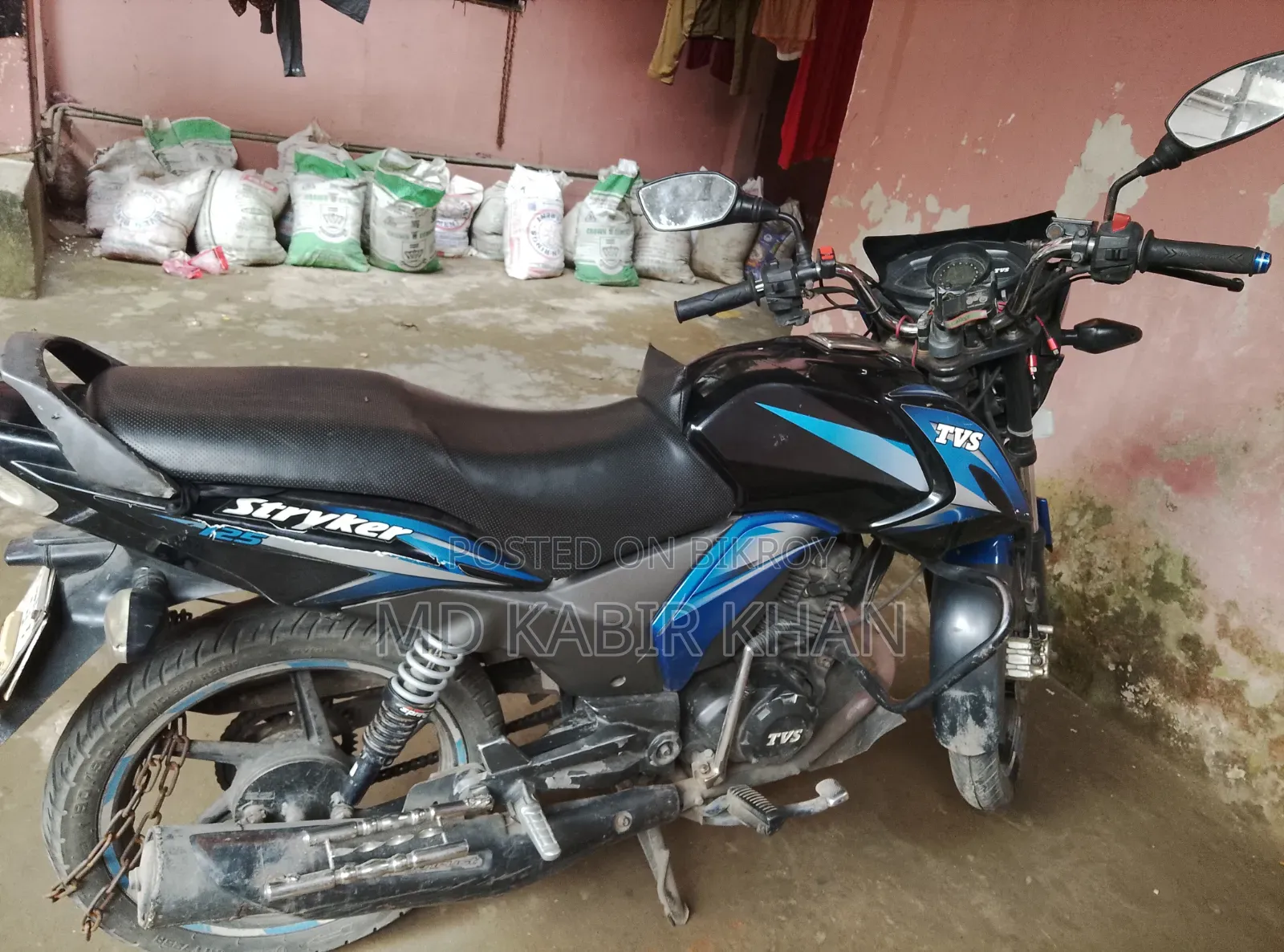 TVS Stryker 125 2019 Blue