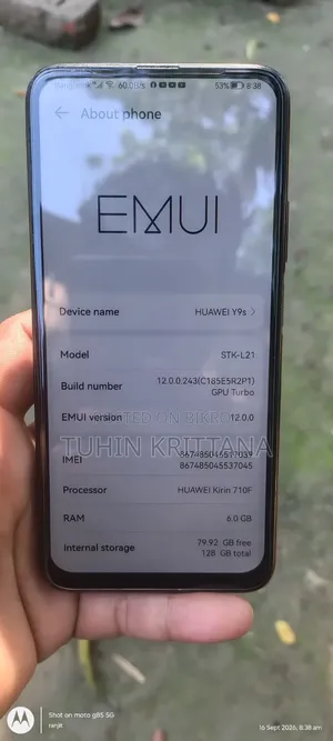 Huawei Y9s 128 GB Black