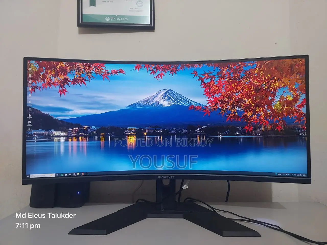Gigabyte 34" Full Fresh Gaming Curve Monitor
