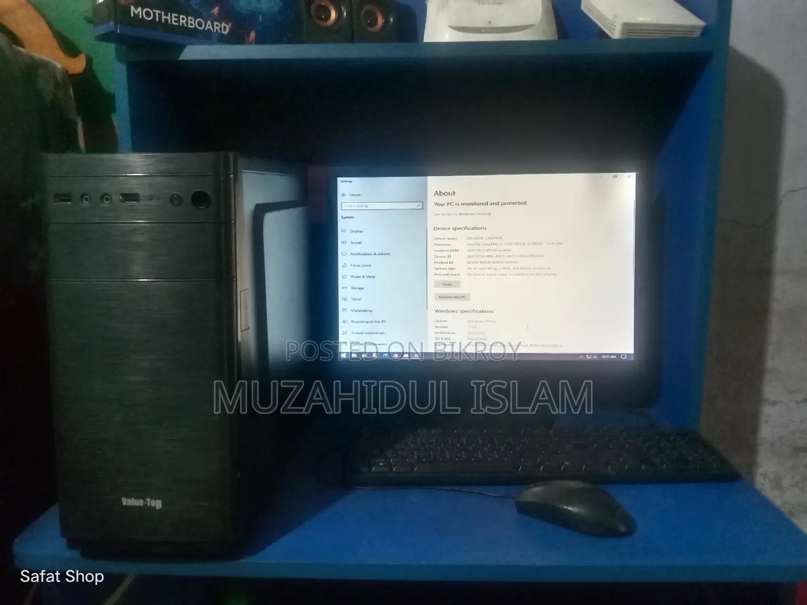 Desktop Computer 4GB Intel Core i3 HDD 320GB