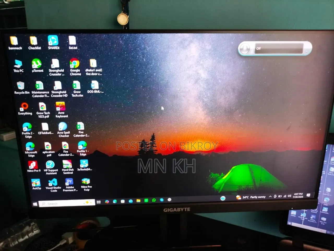 GIGABYTE G24F 2 23.8" 180Hz Full HD IPS Gaming Monitor