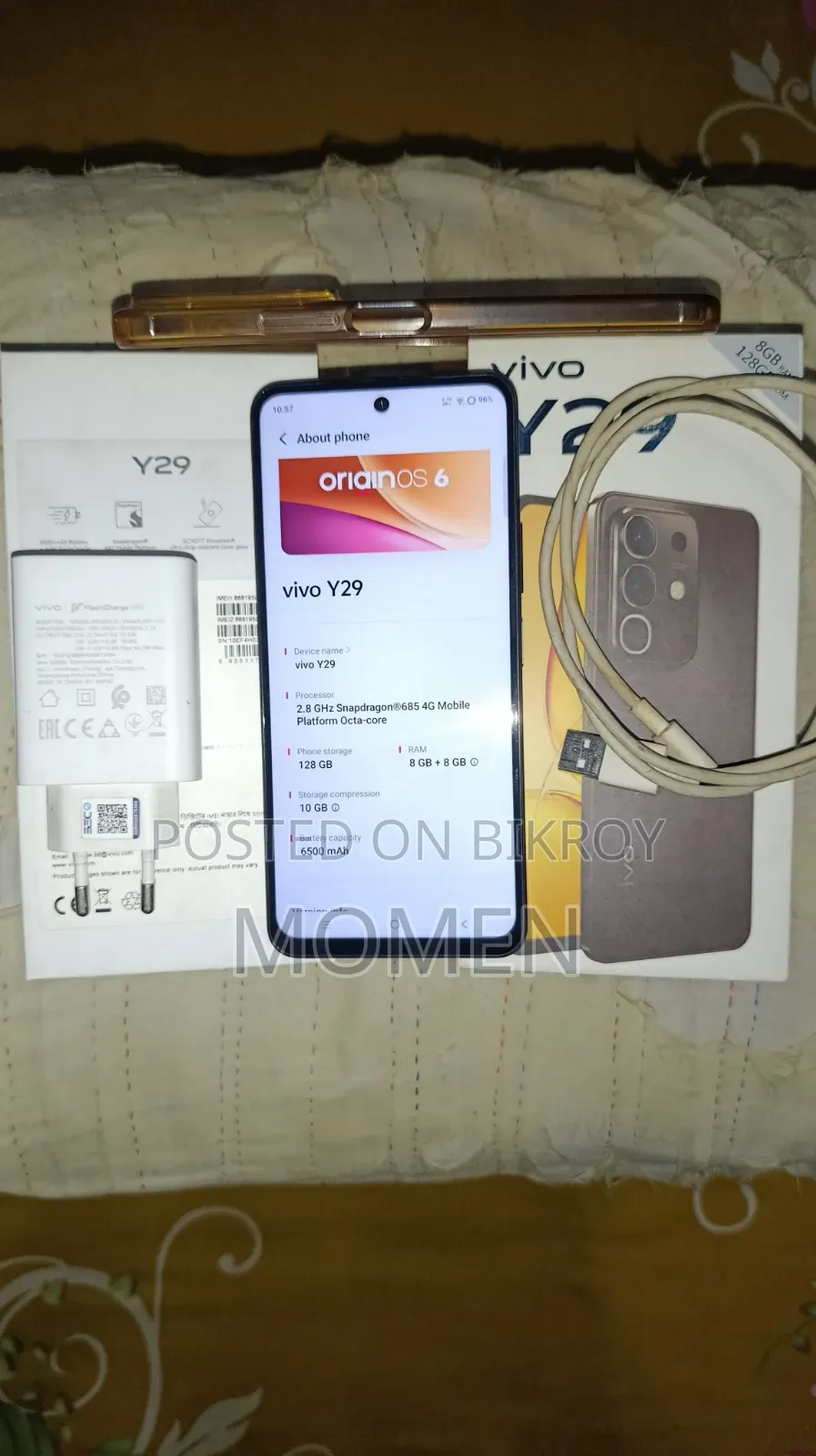 Vivo Y29 128 GB Rose Gold