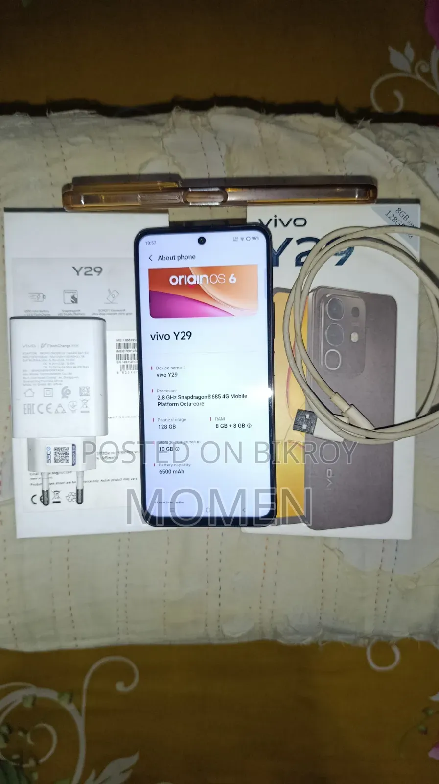 Vivo Y29 128 GB Rose Gold