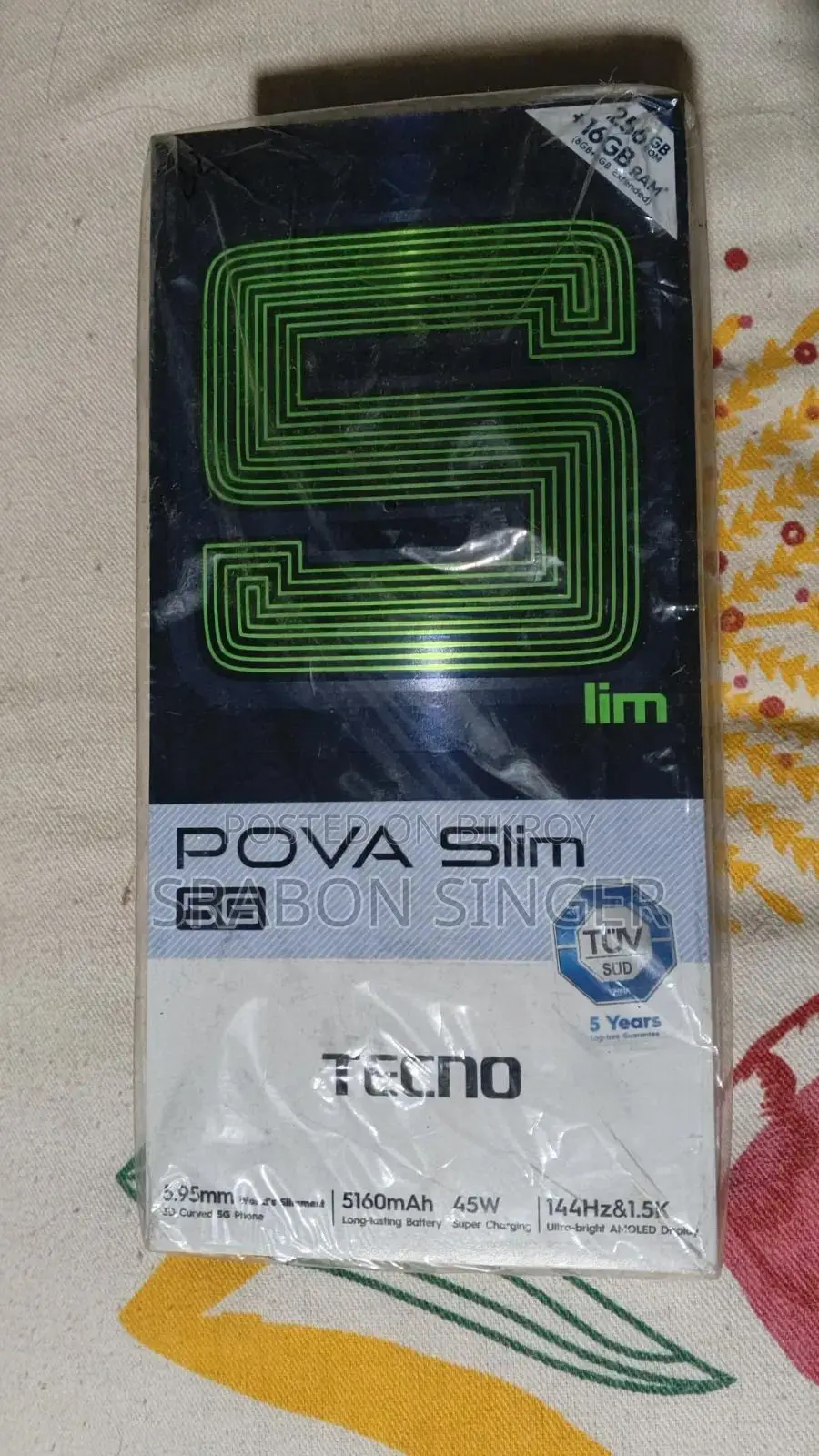 Tecno Pova Slim 5G 256 GB Blue