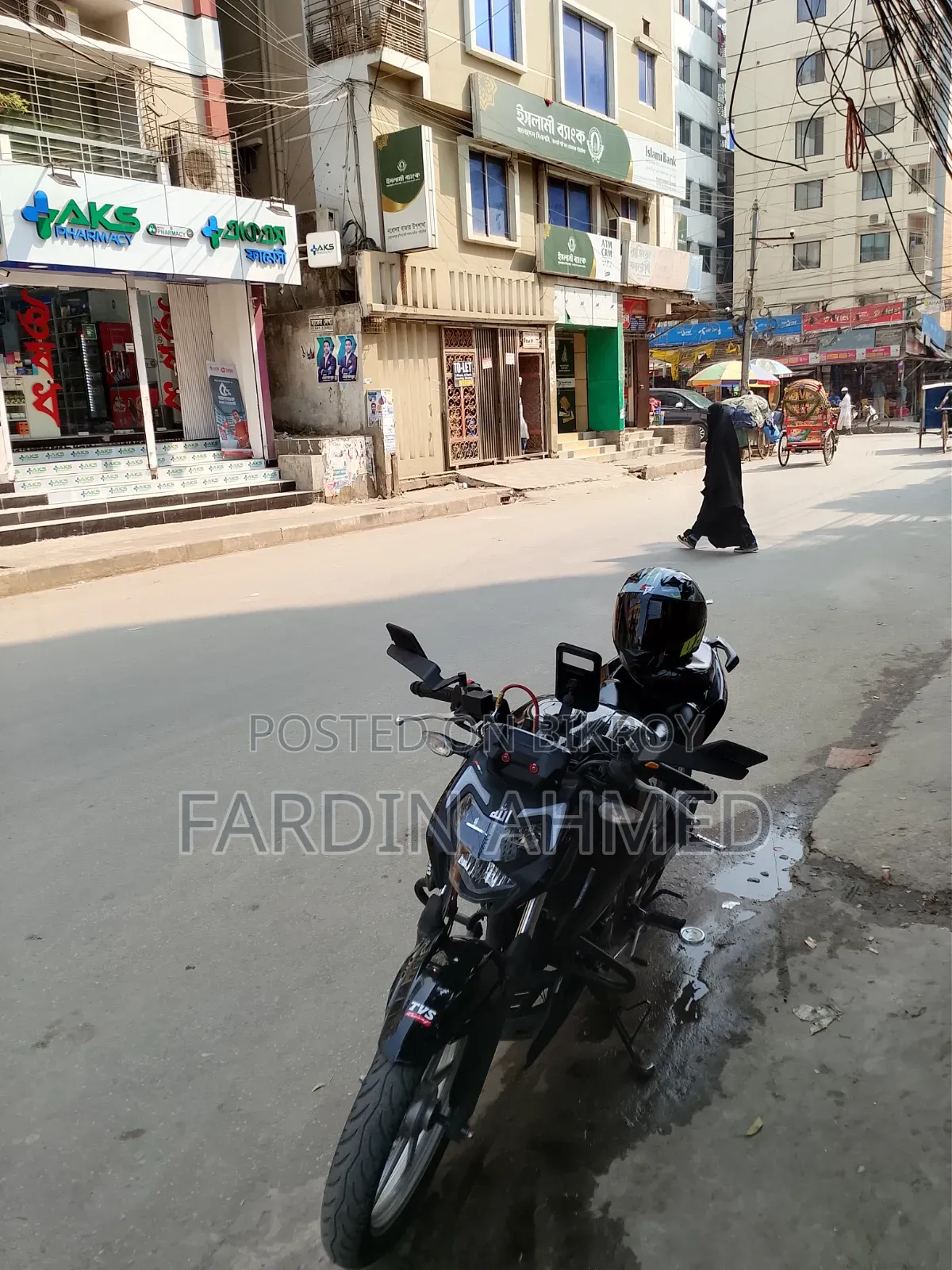 New TVS Apache 160 4V 2025 Black