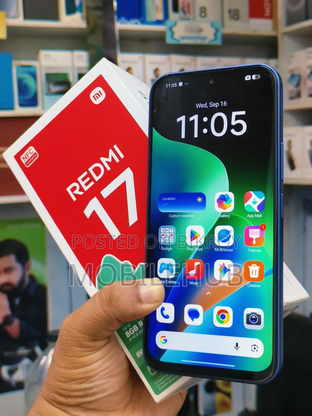 New Xiaomi Redmi 17 128 GB Blue