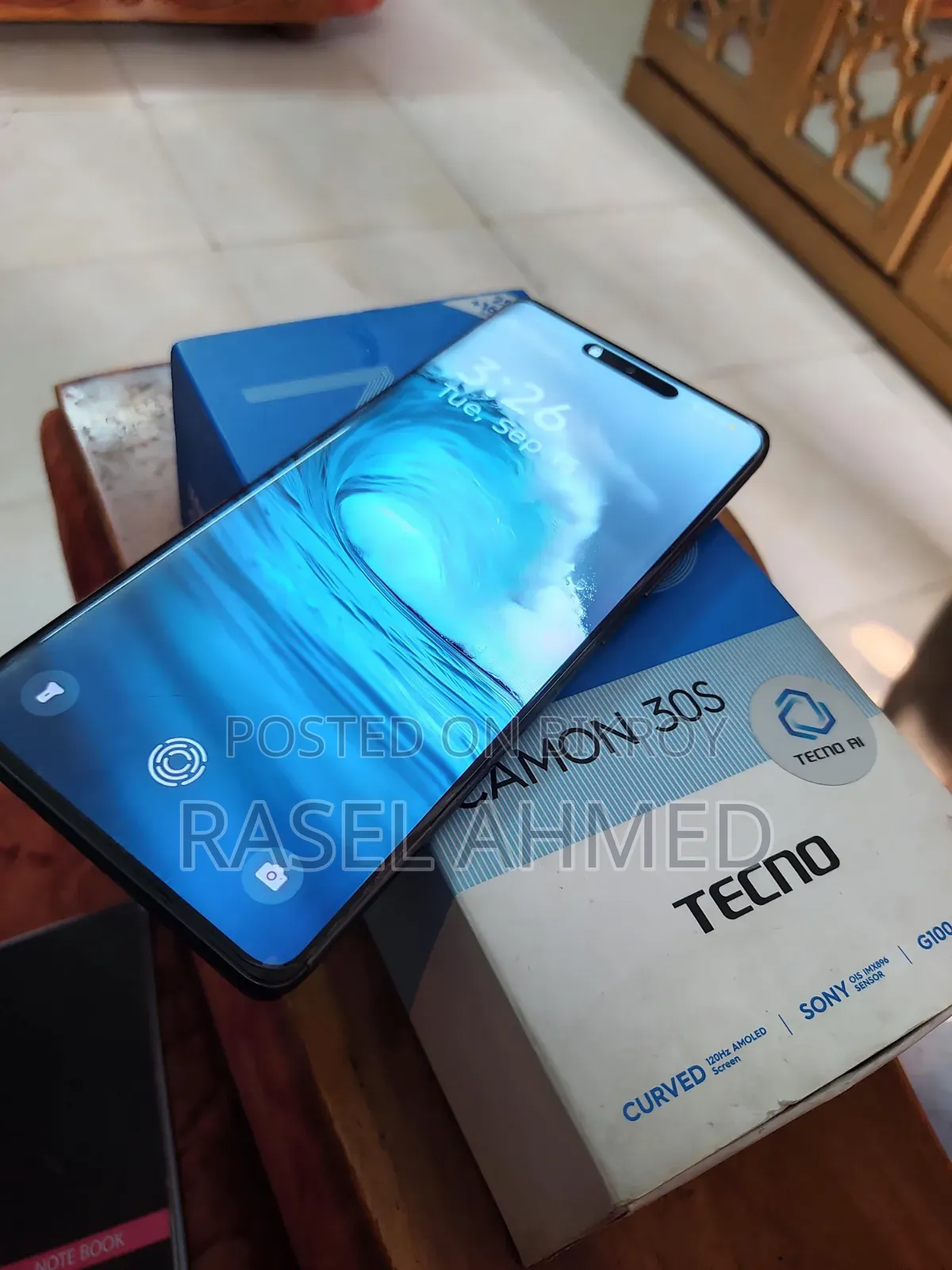 টেকনো ক্যামন ৩০এস ২৫৬ জিবি ব্ল্যাক