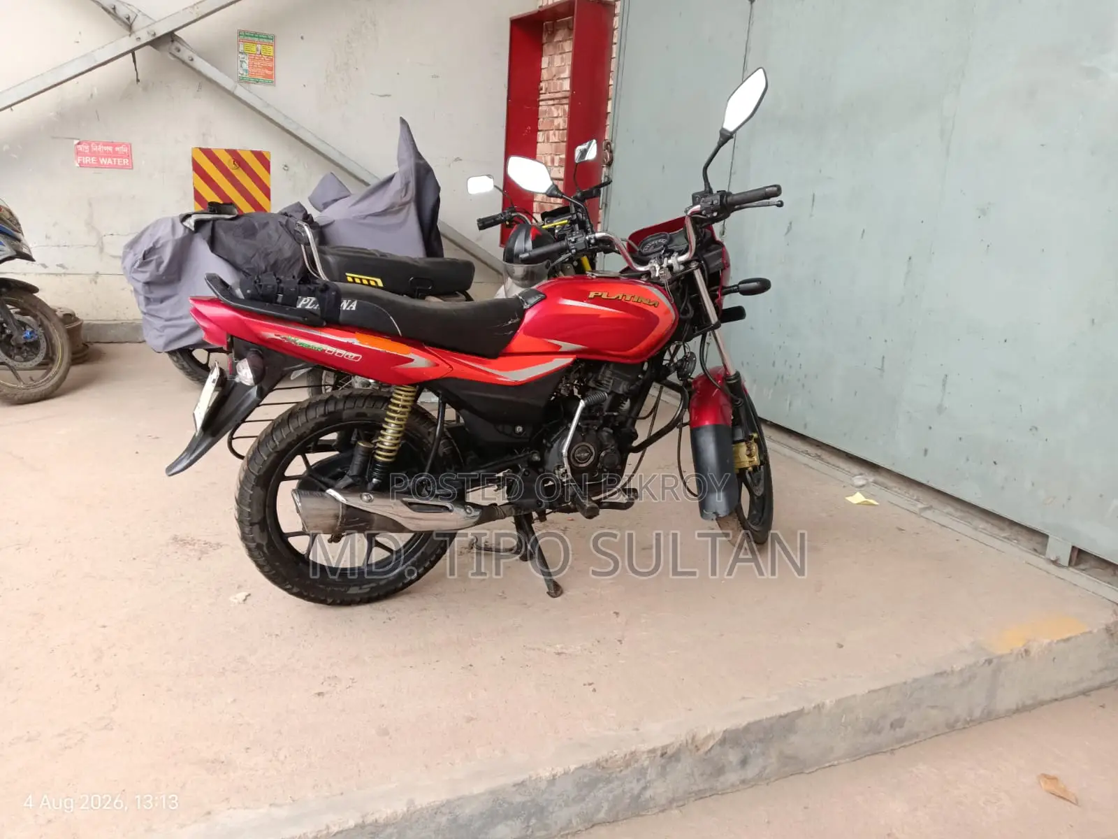Bajaj Platina 110 ES 2021 Red