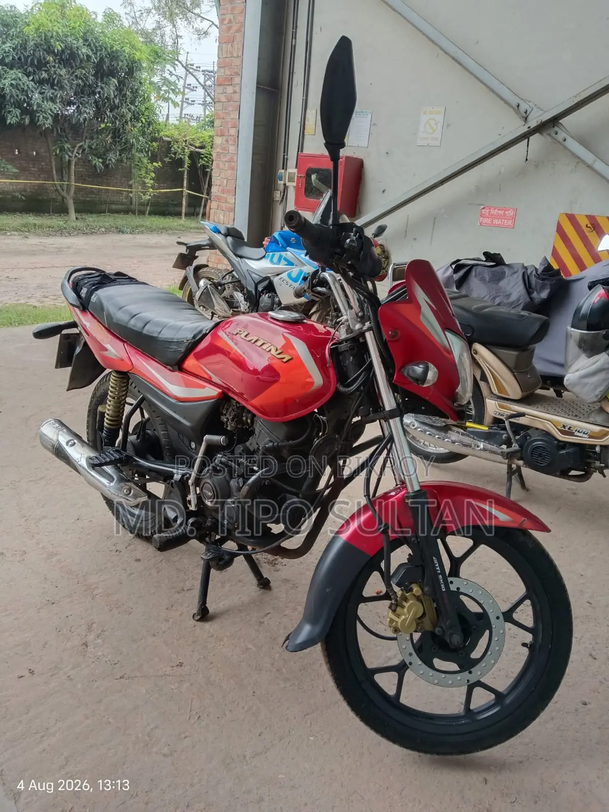 Bajaj Platina 110 ES 2021 Red