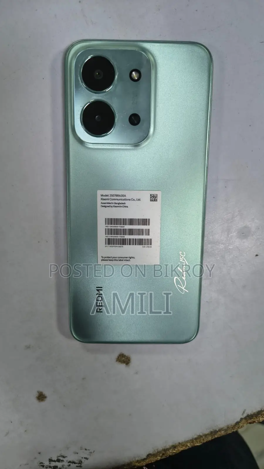 New Xiaomi Redmi 15C 256 GB Gray