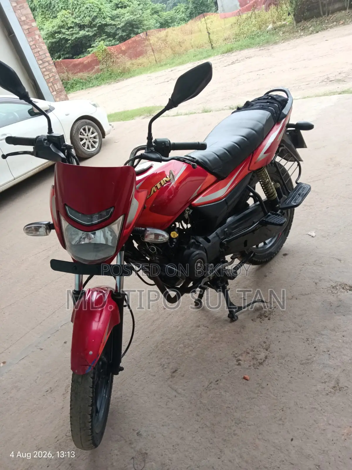 Bajaj Platina 110 ES 2021 Red