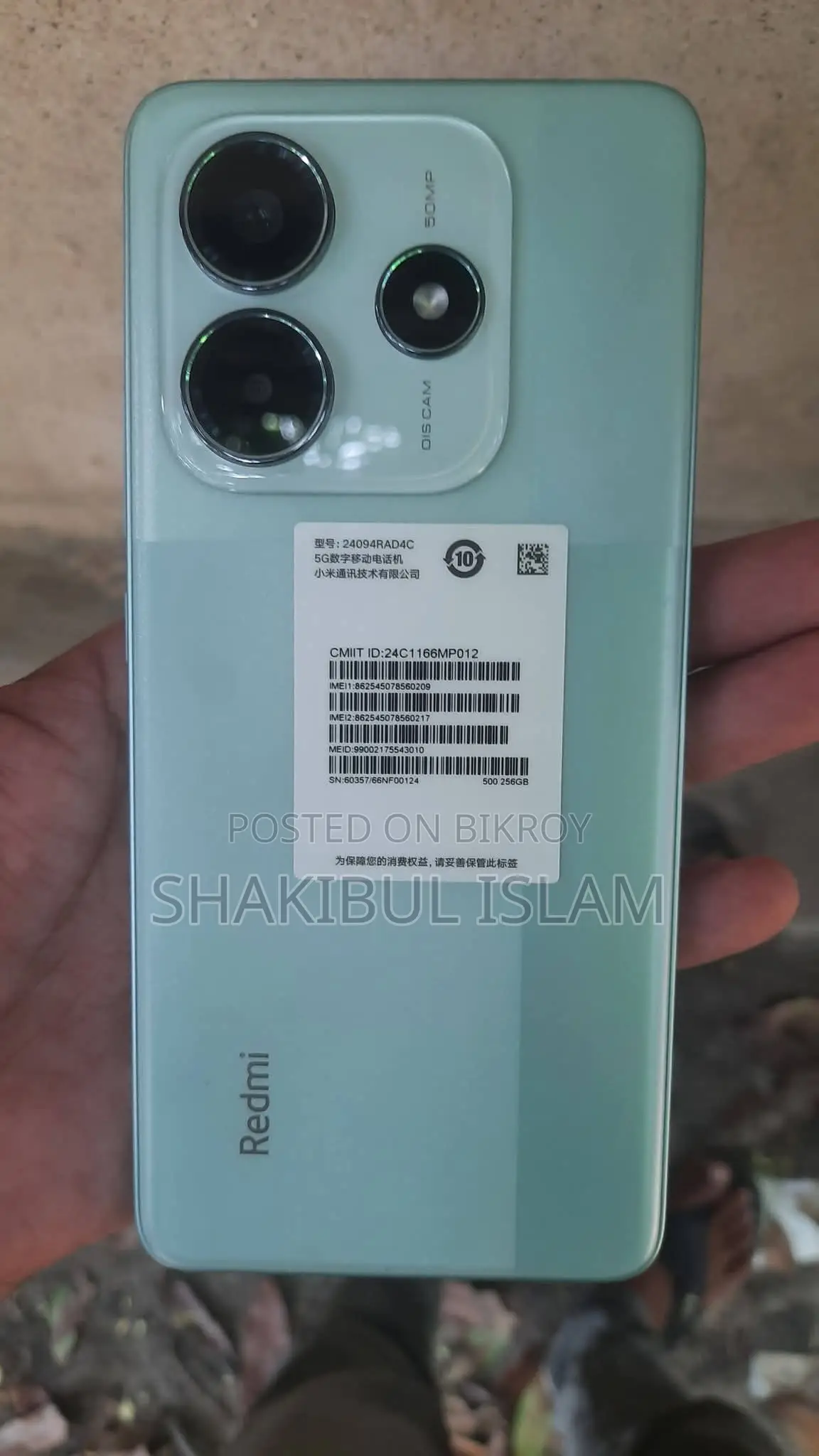 Xiaomi Redmi Note 14 5G 256 GB Green