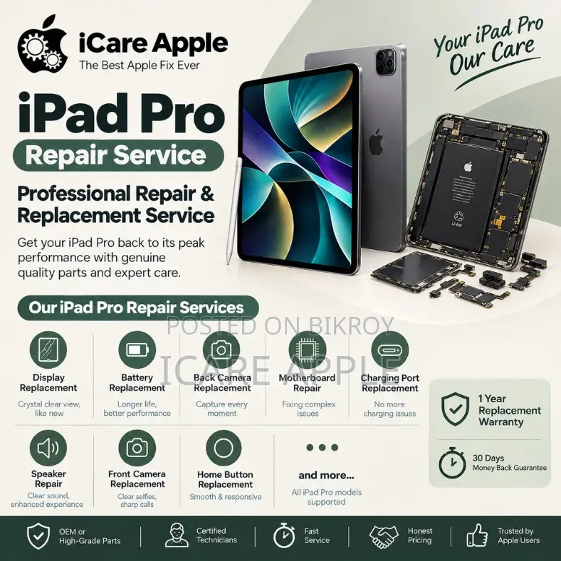 iPad Pro Repair & Replacement Service