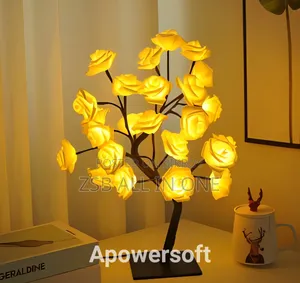 Butterfly LED Tree Lamp – 24 Warm White Fairy Lights