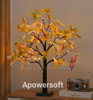 Butterfly LED Tree Lamp – 24 Warm White Fairy Lights