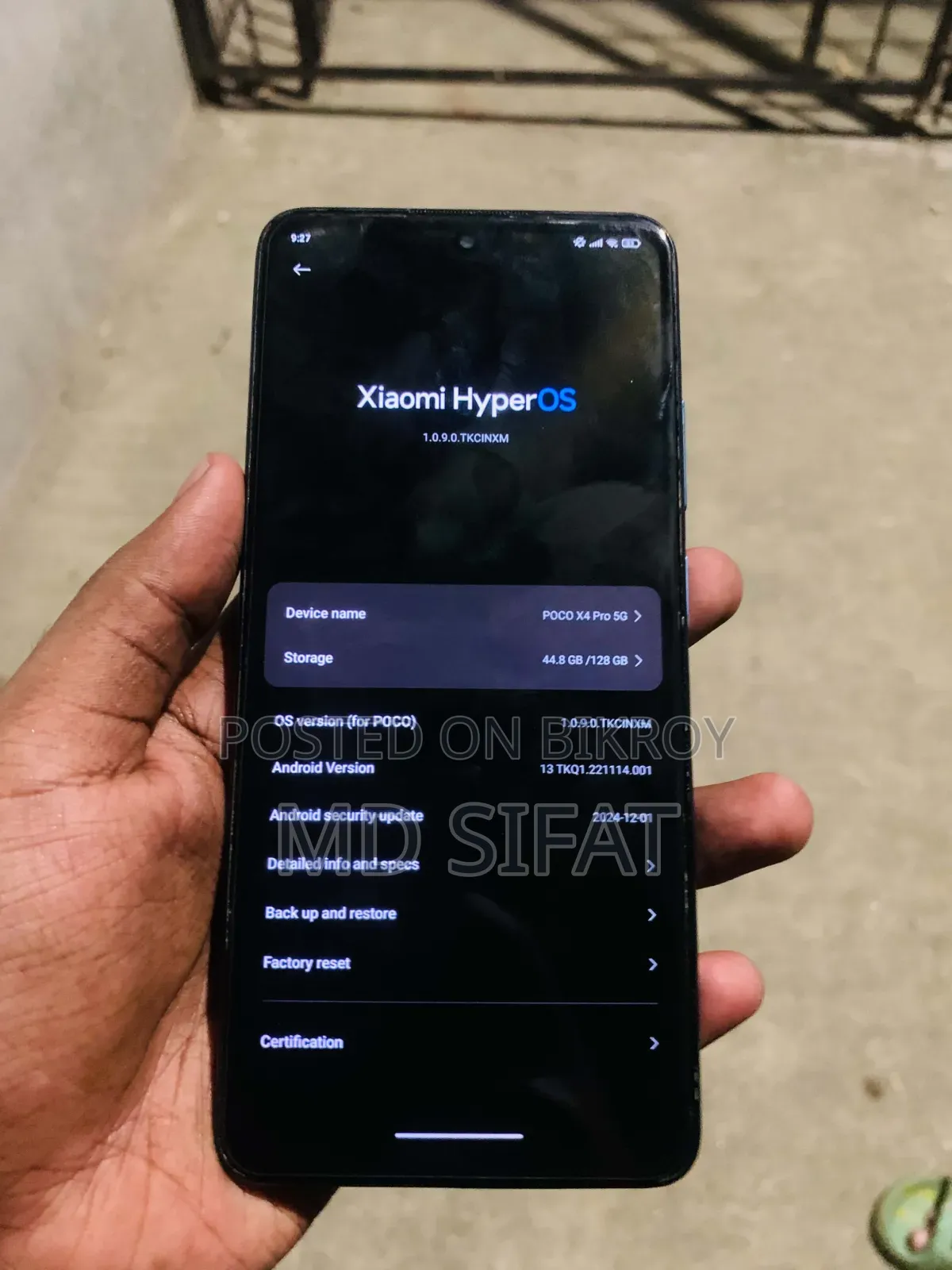 Xiaomi Poco X4 Pro 5G 128 GB Blue