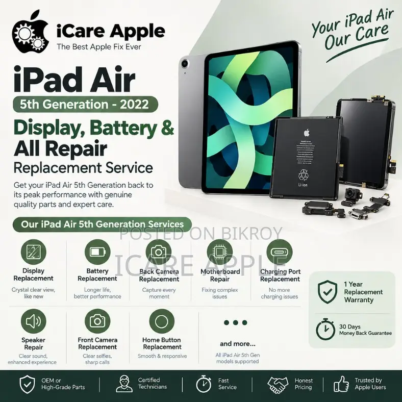 Professional Service for Your iPad Air 5