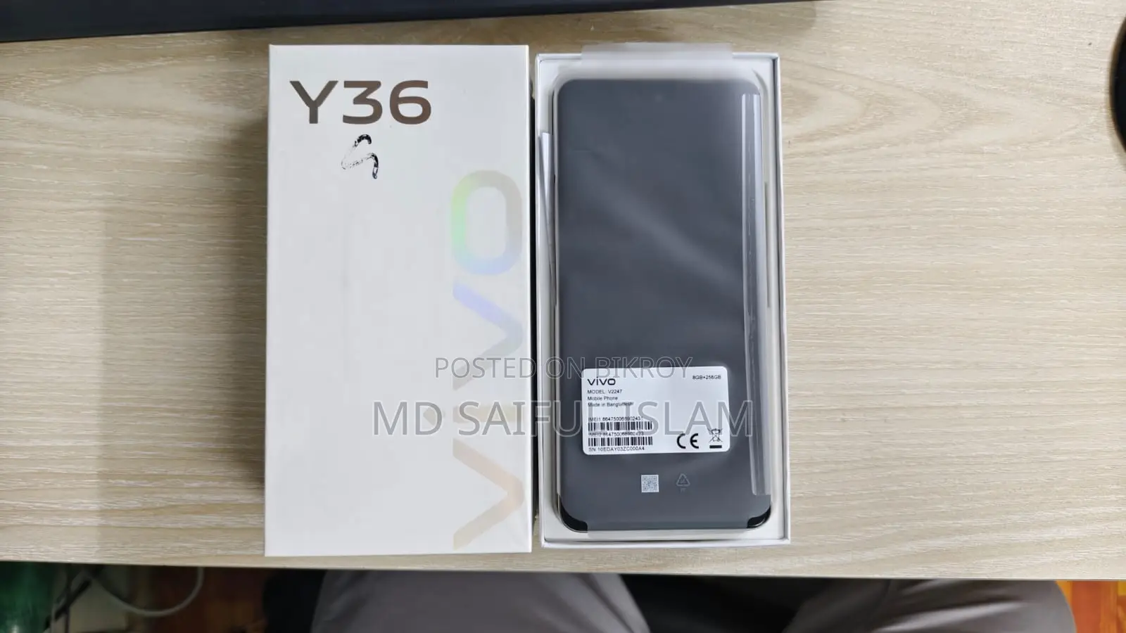 Vivo Y36 256 GB Gold