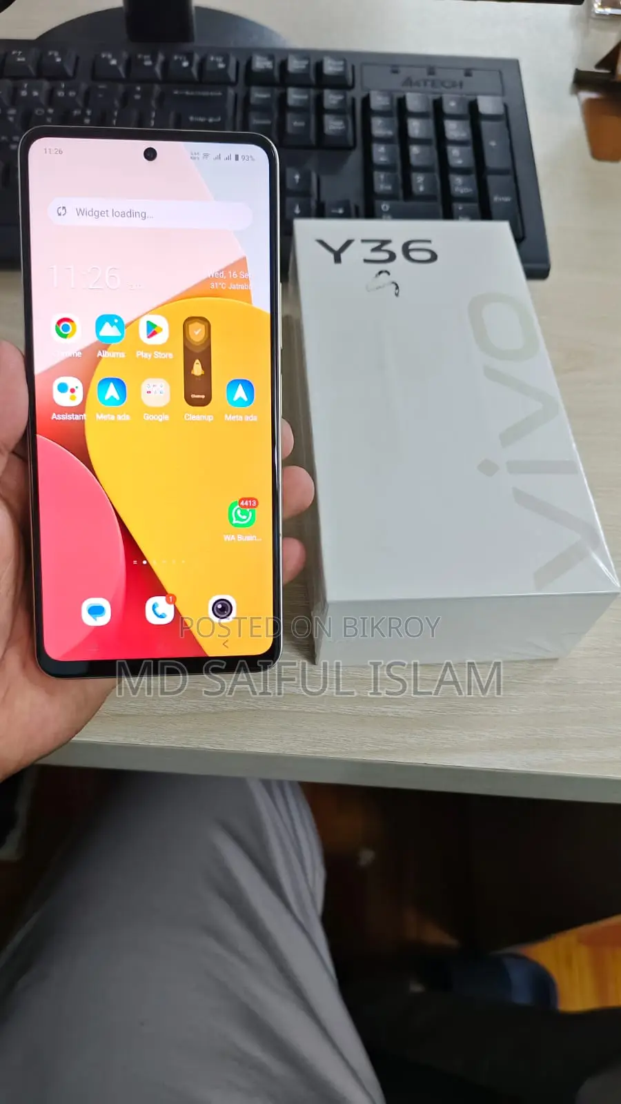 Vivo Y36 256 GB Gold
