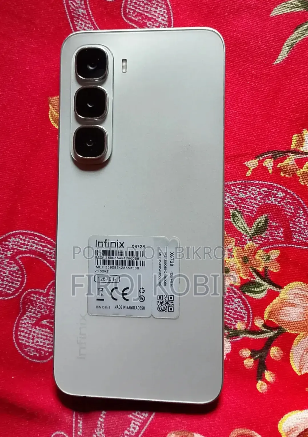 Infinix Hot 60i 128 GB Silver