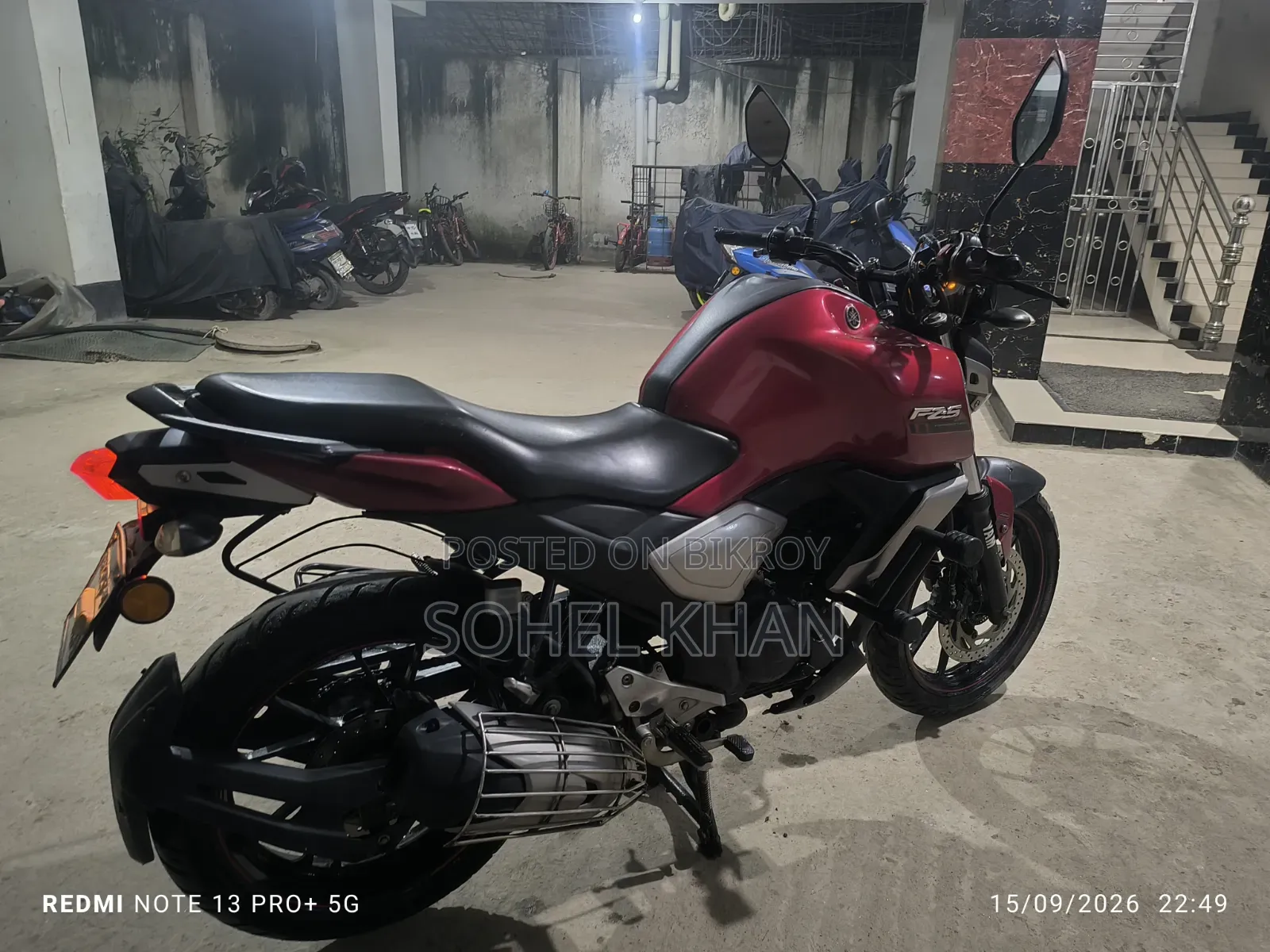 Yamaha FZS V3 2022 Red