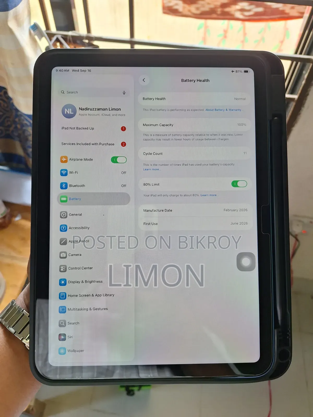 Apple iPad (2025) 128 GB Blue
