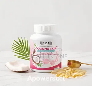 RIDA Coconut Oil Plus - Anti-Aging Collagen - Cold Pressed Coconut Oil