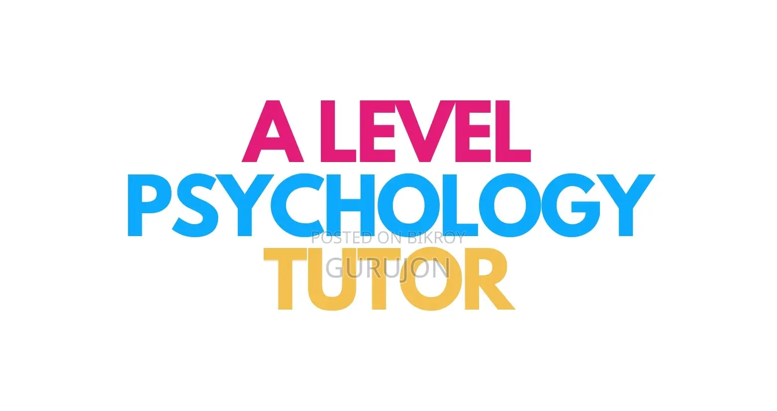 Psychology_o/a Level Tutor