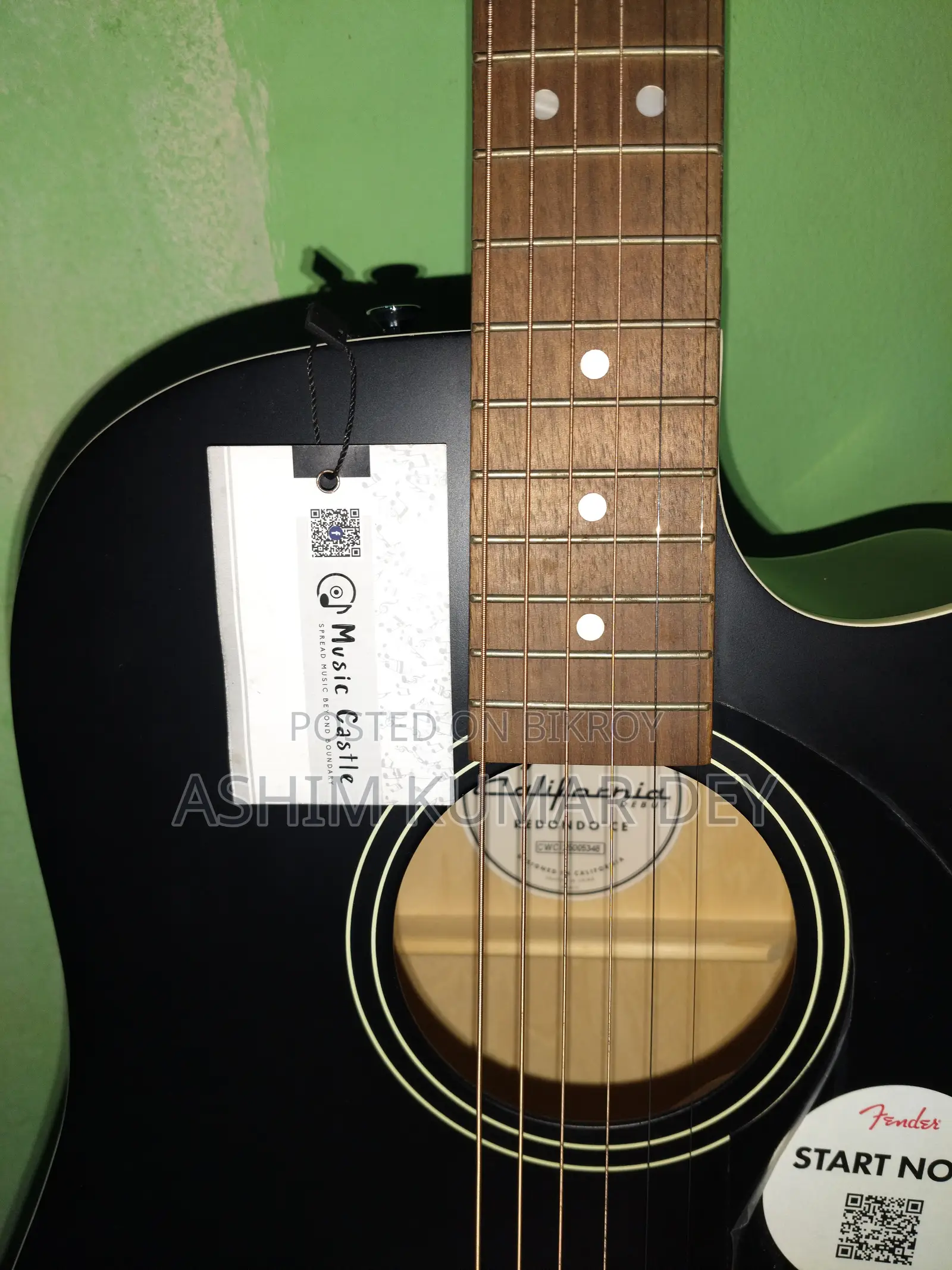 Fender California Debut Redondo CE, Fender Acoustic Guitar.