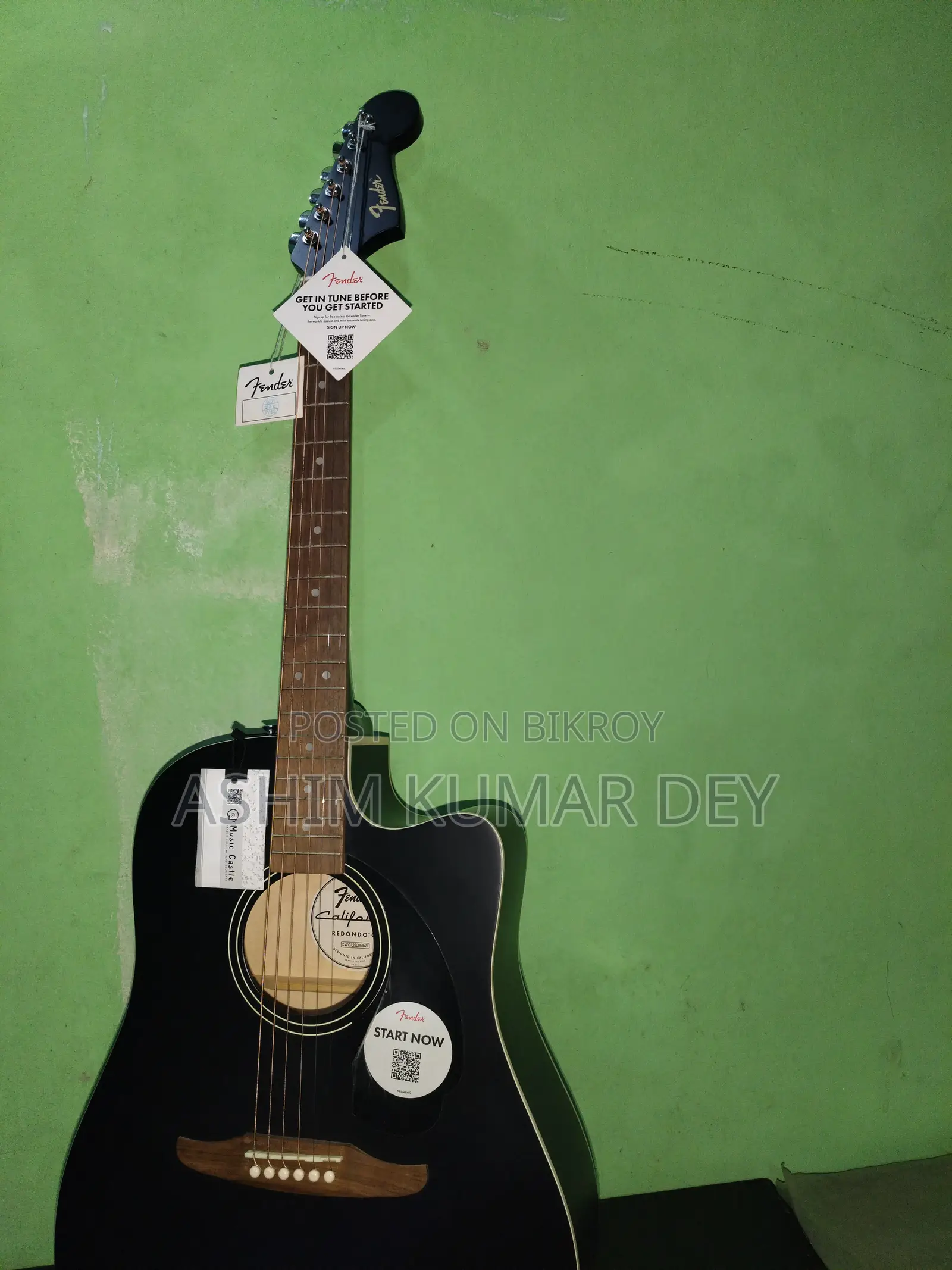 Fender California Debut Redondo CE, Fender Acoustic Guitar.