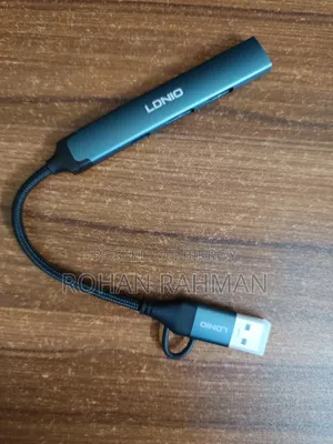 LDNIO 4 Port USB Hub, Aluminum Alloy Made, USB 3.0 Capable