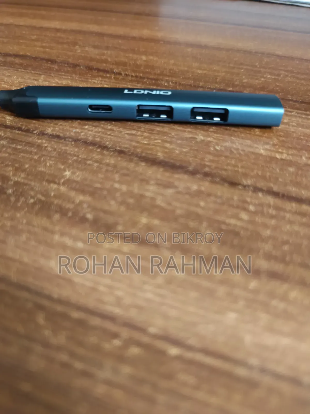 LDNIO 4 Port USB Hub, Aluminum Alloy Made, USB 3.0 Capable