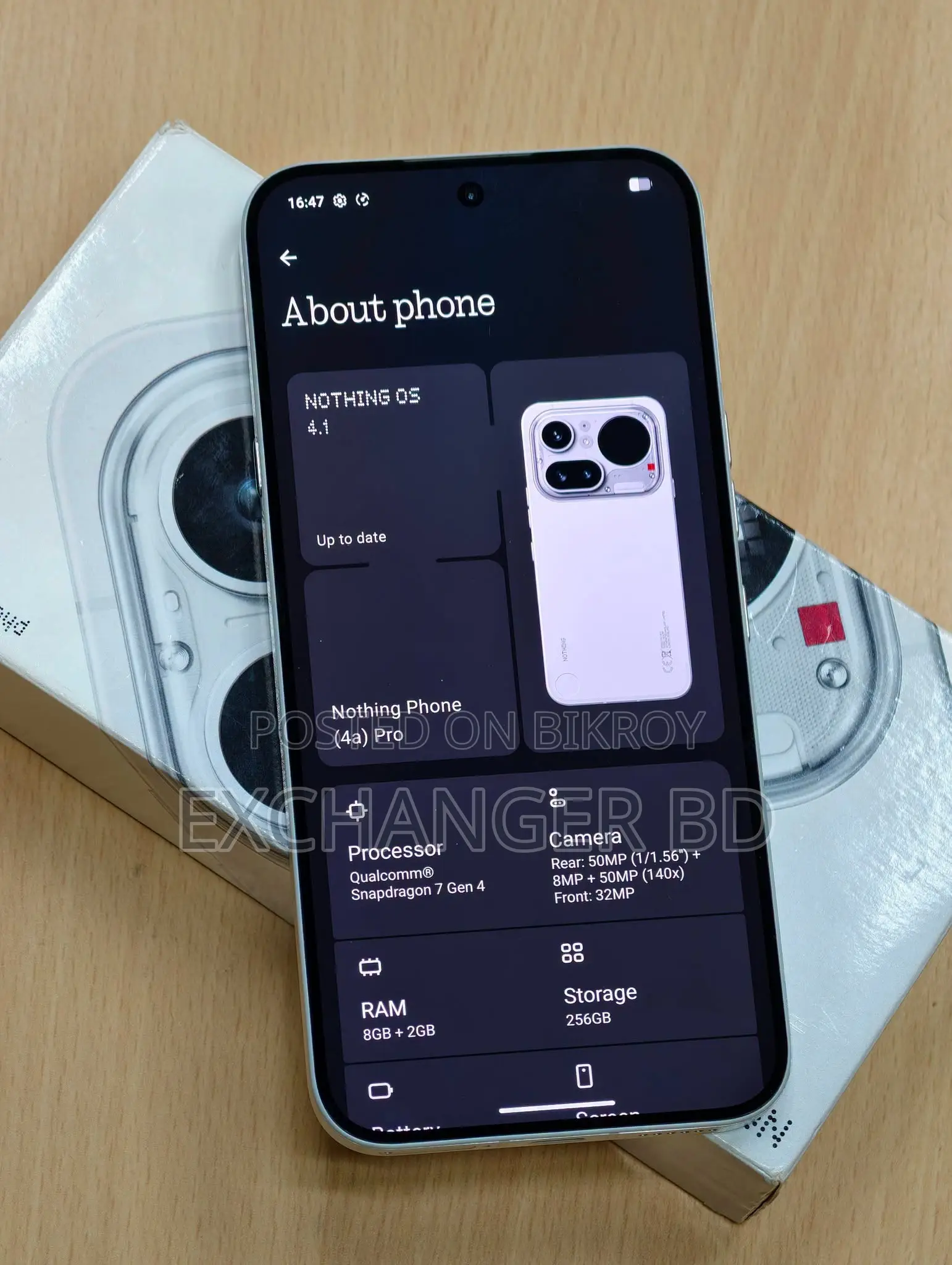 Nothing Phone 4a Pro 256 GB White