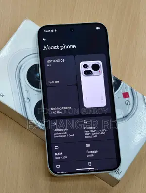 Nothing Phone 4a Pro 256 GB White