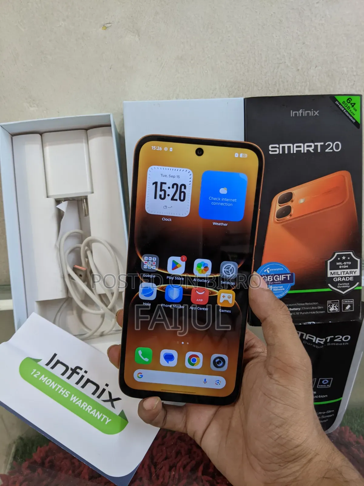 Infinix Smart 20 64 GB Orange