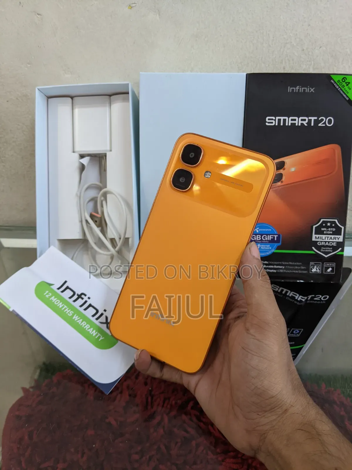 Infinix Smart 20 64 GB Orange