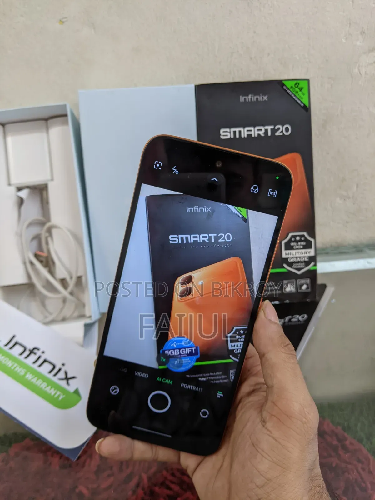 Infinix Smart 20 64 GB Orange