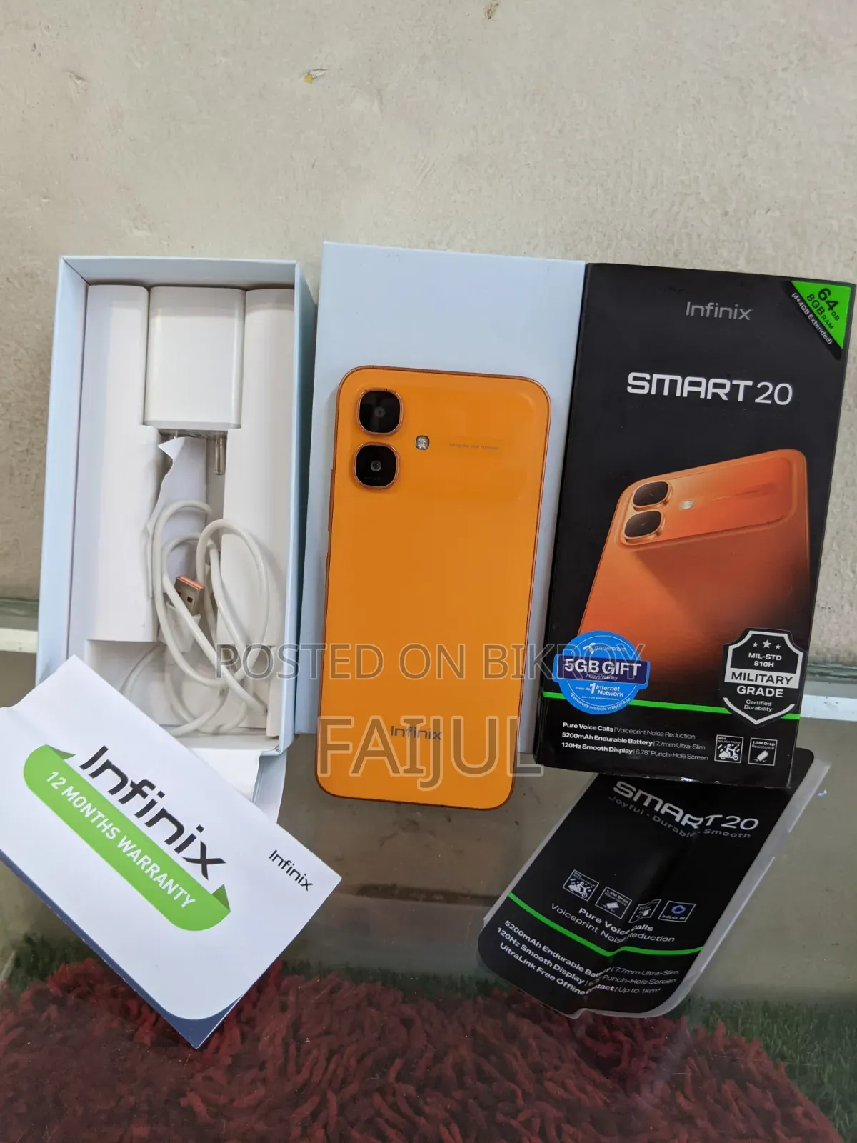 Infinix Smart 20 64 GB Orange