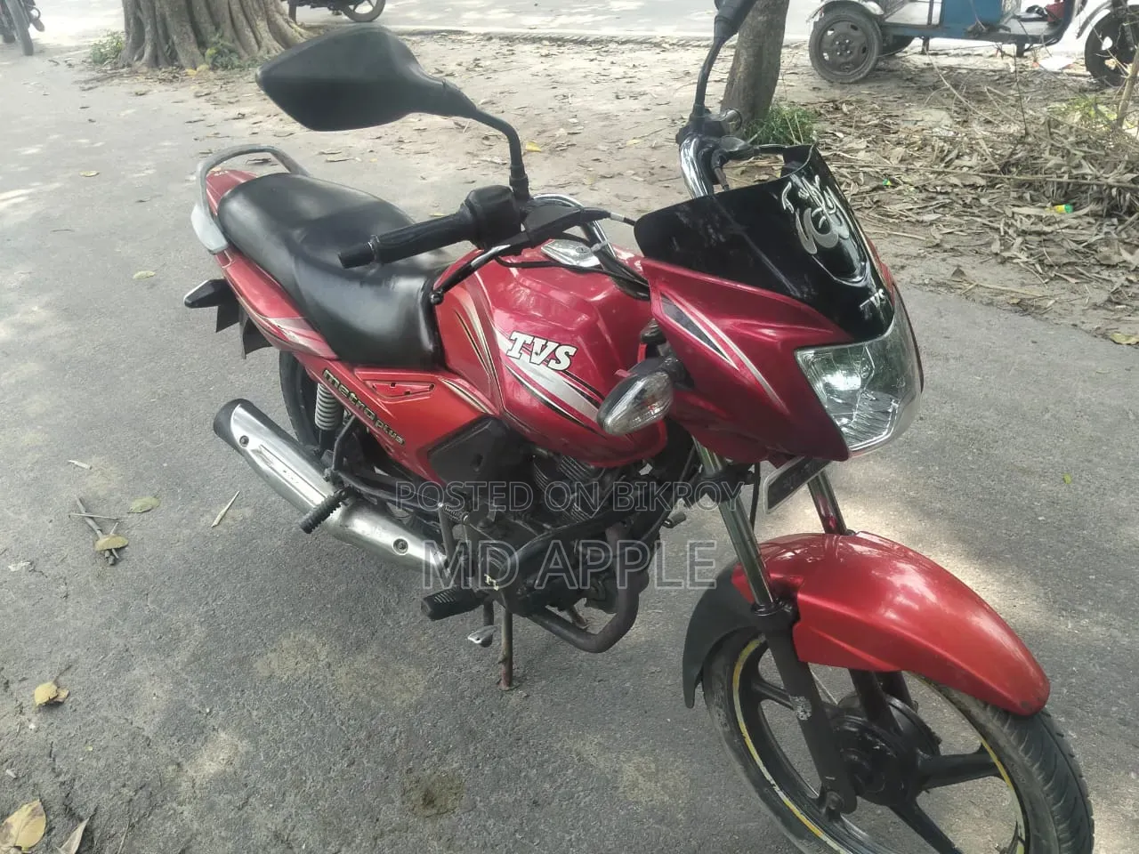 TVS Metro Plus 2015 Red