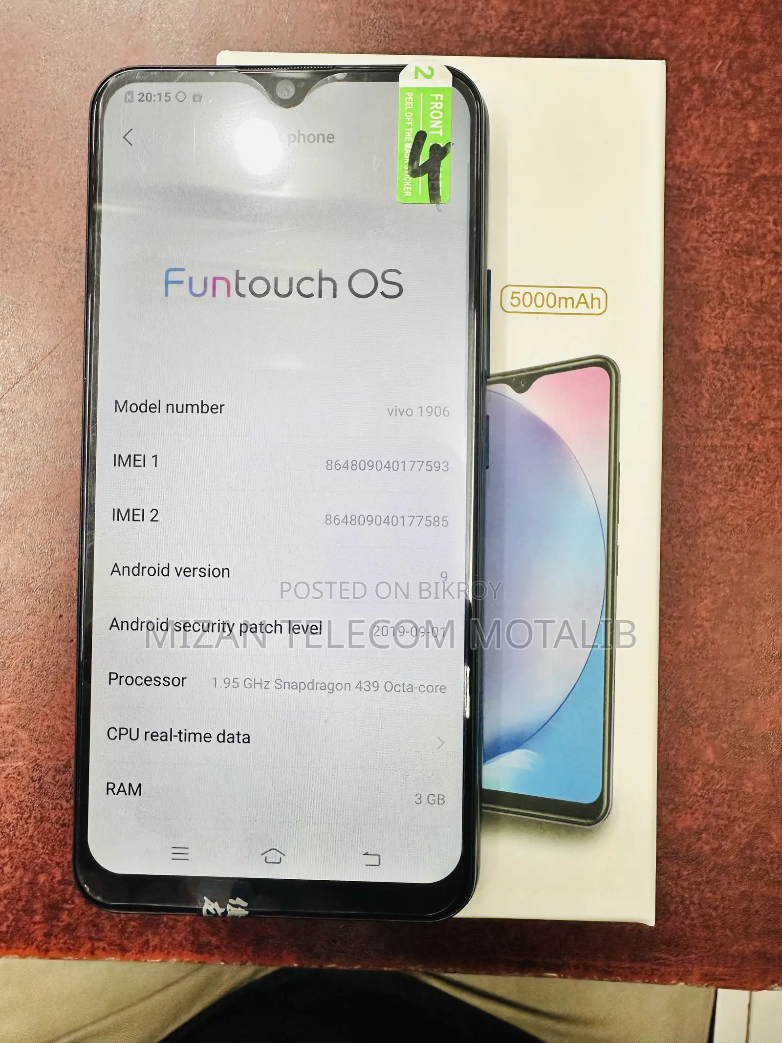 Vivo Y17 64GB Blue
