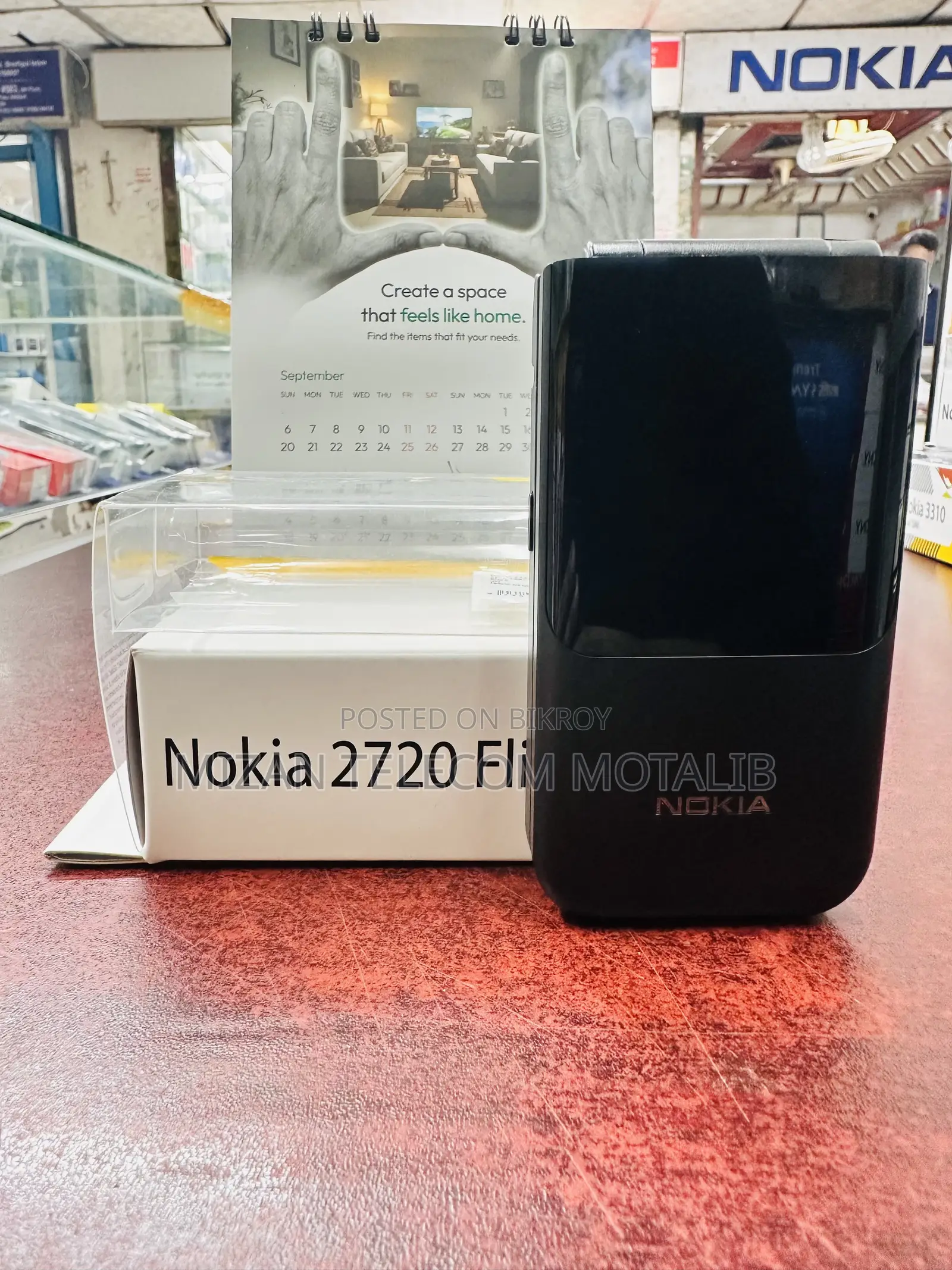 New Nokia 2720 Flip 512 GB Black