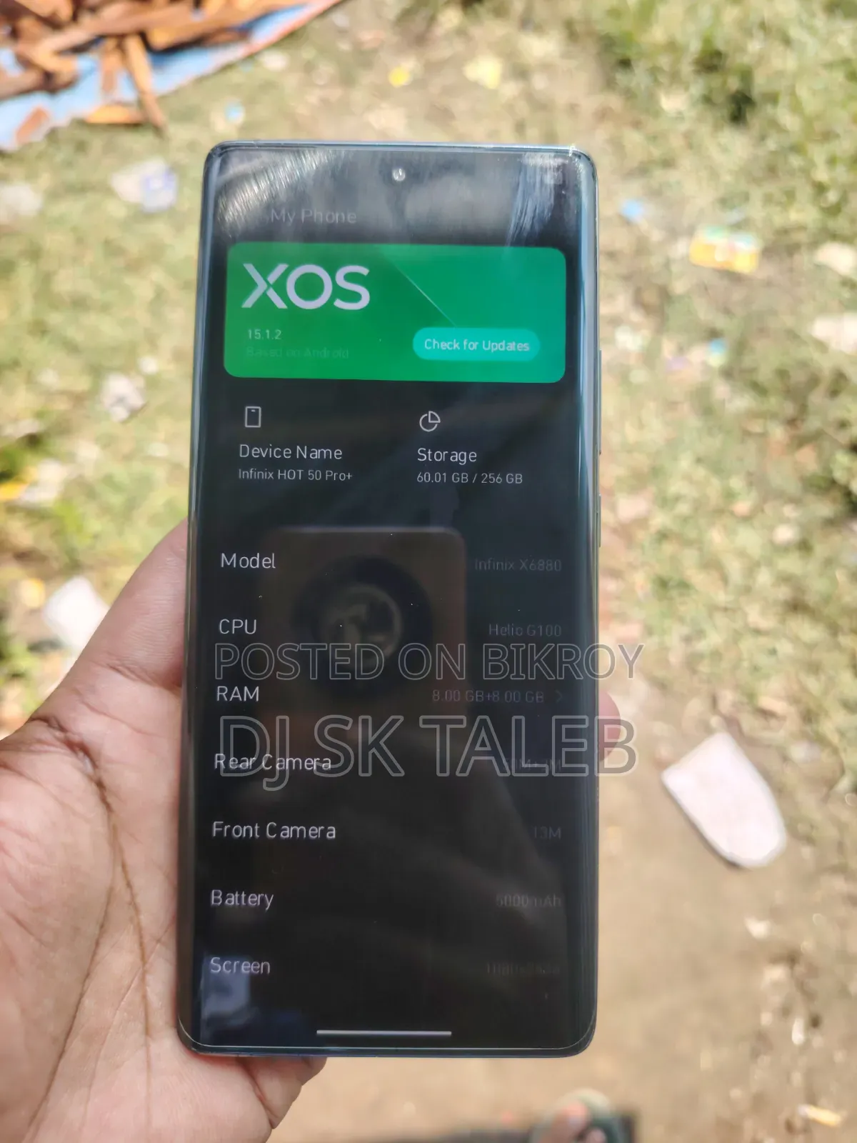 Infinix Hot 50 Pro+ 4G 256 GB Silver